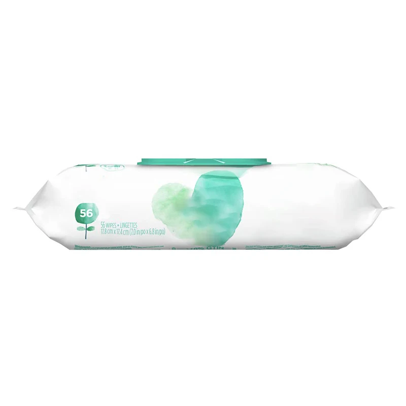 100% Bamboo Natural Fabric Biodegradable baby wet wipes organic baby wipes