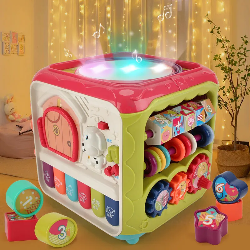Educational Learning Toys Birthday Gifts For Boys Girls Toddlers Bead Maze Montessori Developmental Toys Baby Activity Cube