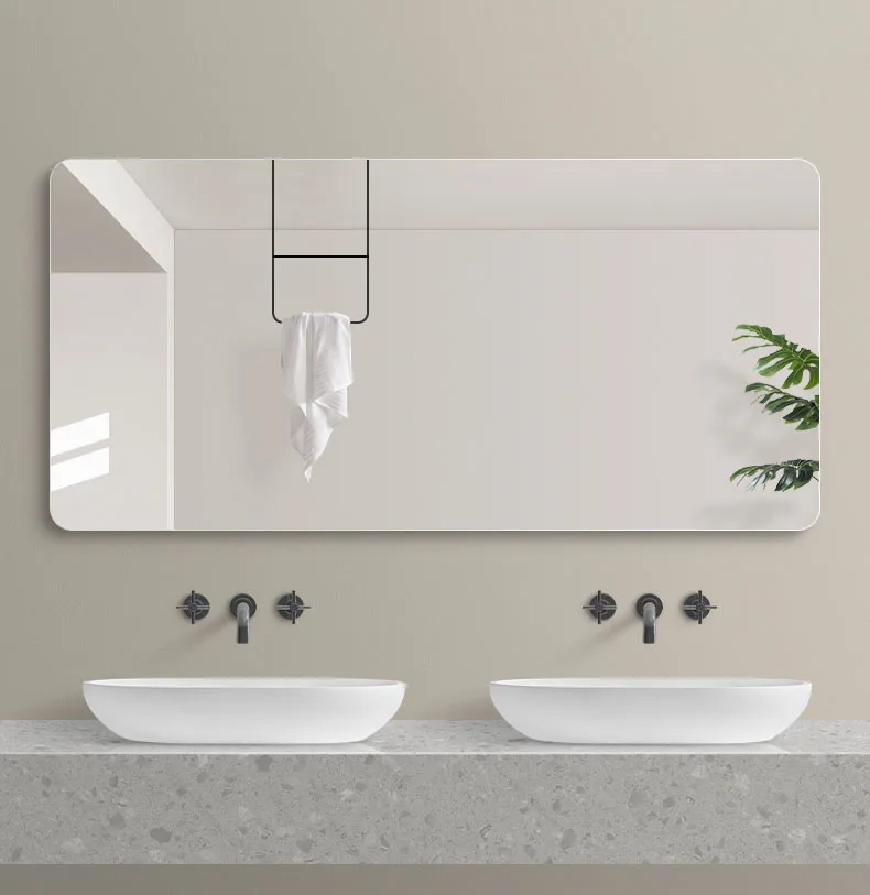 Wall Bathroom mirror Explosion-proof glass makeup mirror