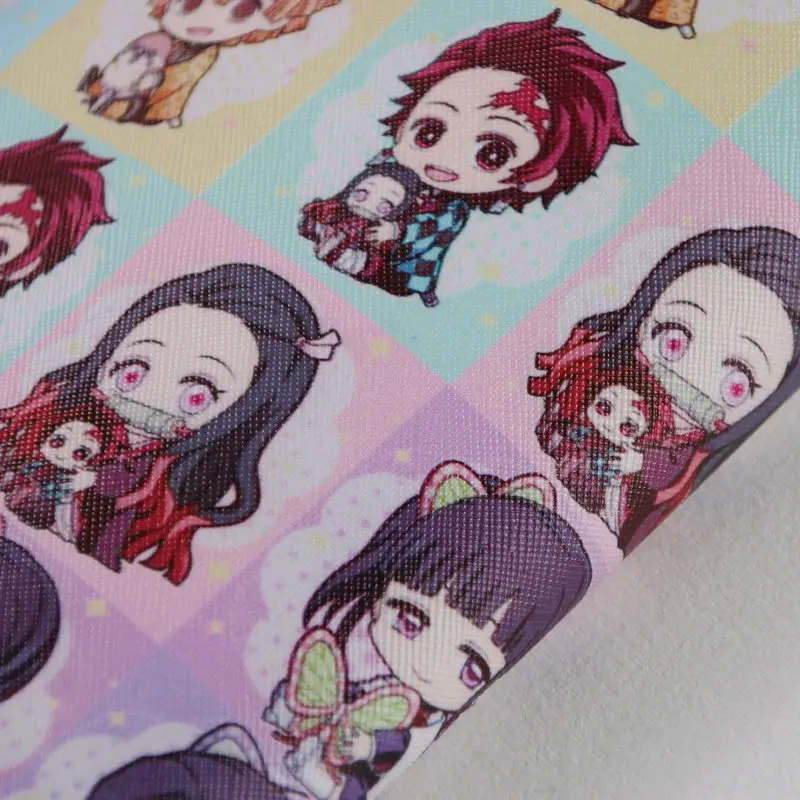 Designers Rolls Vinyl Fabric Designer Custom Printed Faux Pu/pvc Vagan Synthetic Leather