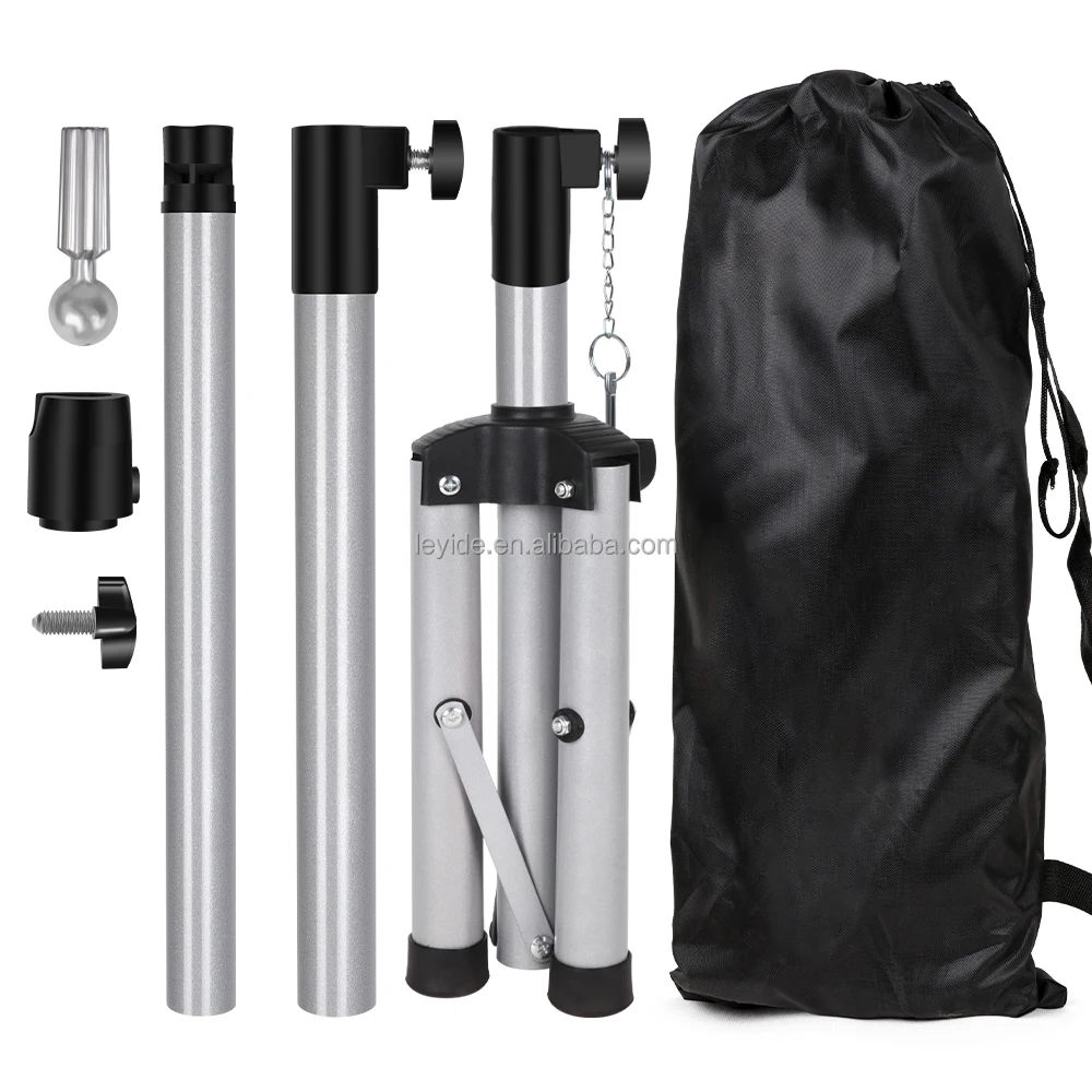 AliLeader New Arrival Multi-Color Metal Adjustable Mannequin Head Wig Stand Tripod with Tray Accessories