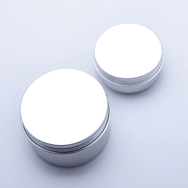 Wholesale custom 30ml 50ml empty metal container aluminum candle jars