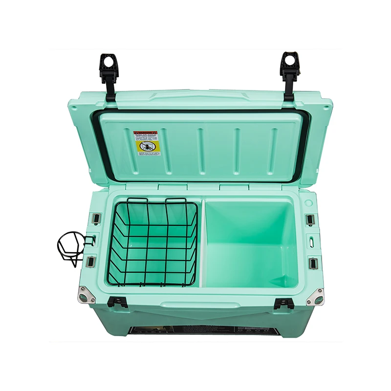 45QT custom LLDPE plastic insulin ice chest cooler box for fishing,hunting,camping