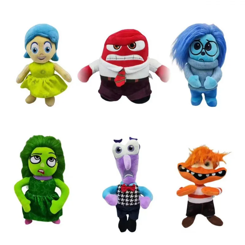 Wholesale New Product Inside Out Cartoon Doll Keychain Plush Toy for Children Kids Plushie Gifts