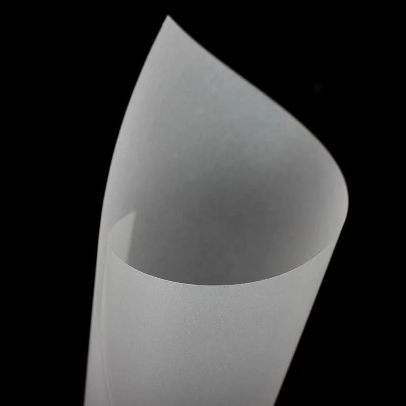 Custom Printing Wedding Invitation Cards Cover Wraps Envelope White Tracing Paper Translucent Vellum Paper