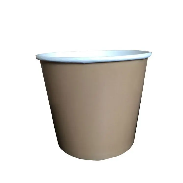64Oz Disposable Big Size Custom Printed Paper Popcorn Cups With Plastic Lids