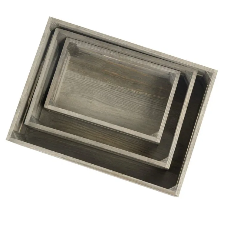 Living room galleryfloor type standing wood crates for display rustic small