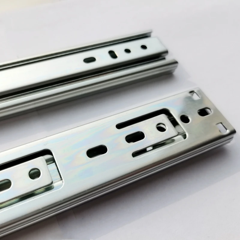 Cabinet Wardrobe Hardware Tool Box Ball Bearing Drawer Slides Kitchen Guide Slider 35mm Soft Close Drawer Slide