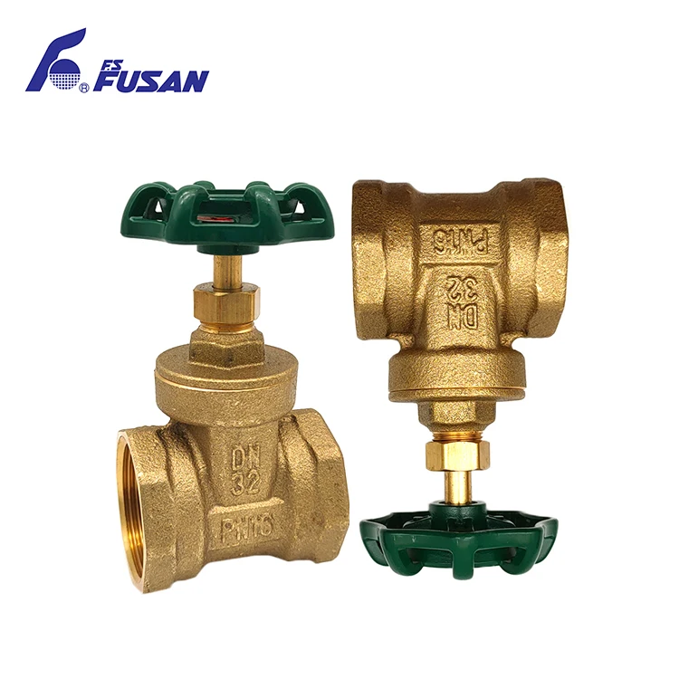 Wholesale price DN32 brass valve acid resistance gate valve china