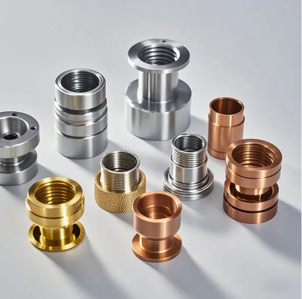 Top Factory High Precision Custom Brass Manufacturing metal Parts CNC turning Machined Fabrication machining brass parts