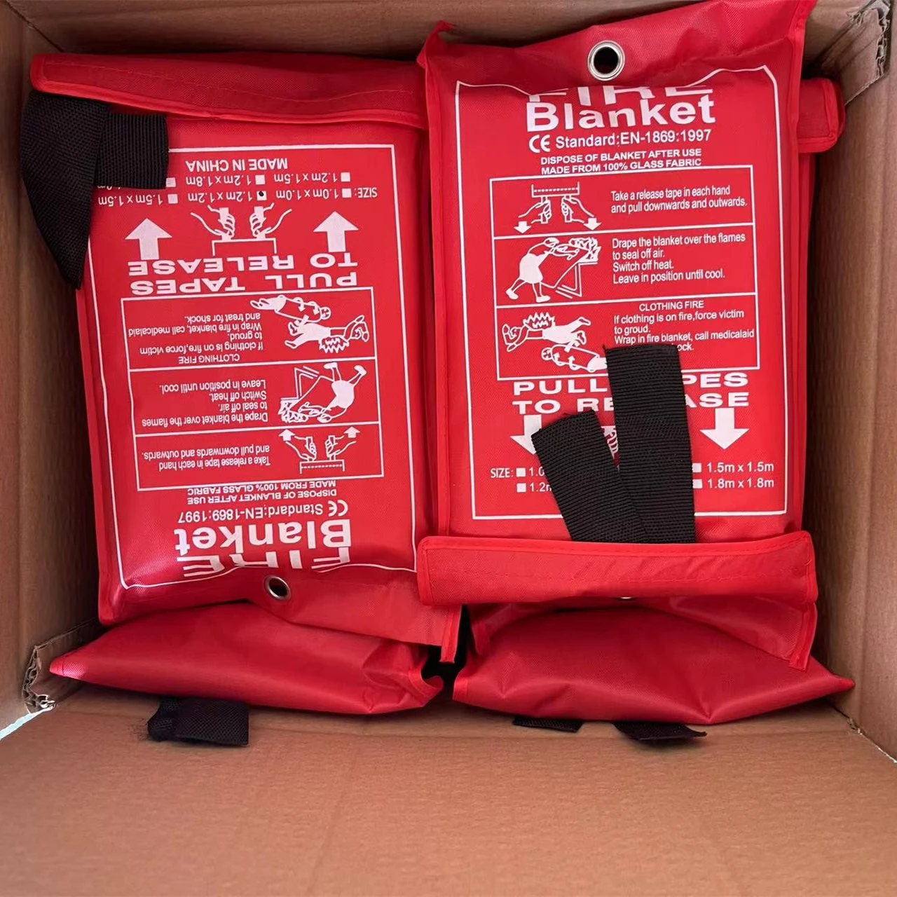 Fire Resistant Soft E glass Fiberglass Fire Blanket for home kitchen,school,shopping mall,hospital