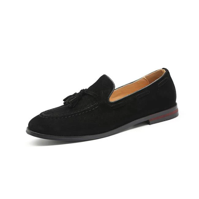 
Autumn Winter New Design Men Slip-on Tassel Loafer Brand Logo Custom Fashion Mens Leather Shoes Formal 