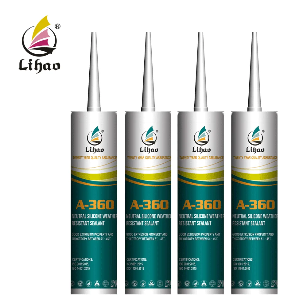 360  daylighting roof Joint sealing roof sealant Good extrusion property thixotropy Neutral silicone sealant