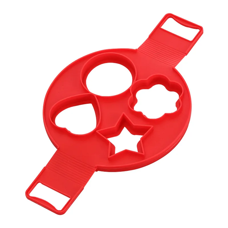 Best selling  Egg Frying Machine Silicone Pancake Maker Non-stick Cake Molds Pan Flip Tools Egg Rings Mould Pastry Mat Baki