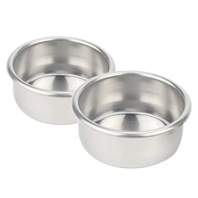51/54/58mm Stainless Steel Filter Basket for Bottomless Portafilter Powder Bowl