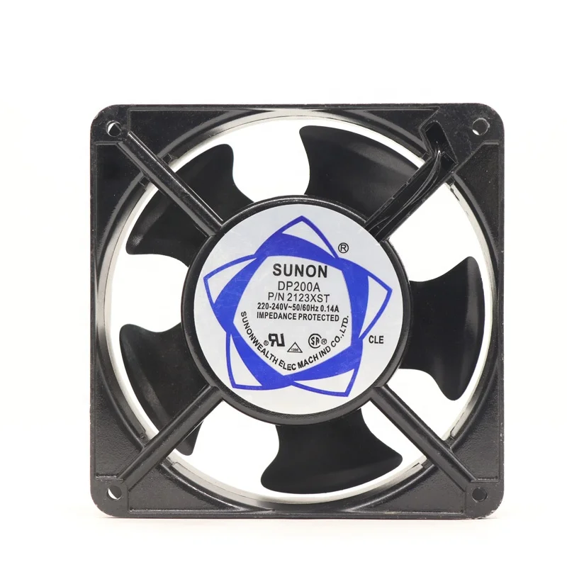 SUNON DP200A 2123XST 220V AC 12038 12cm 120X120X38mm 3050RPM 180m3/h Sleeve Bearing Cabinet Axial cooling fan