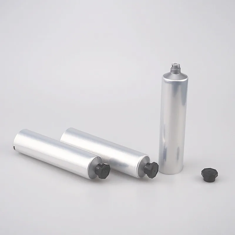 60g silver aluminum empty  cosmetic toothpaste soft tube