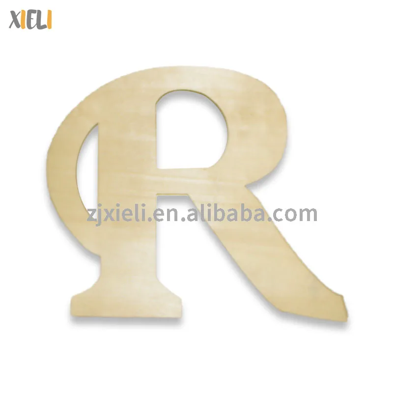 Xieli China Wholesale OEM ODM Diy Wood Crafts 26 English Wooden Alphabet Letters Wall Signs