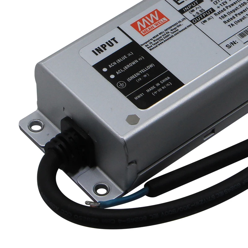  Бренд Mean well представляет ELG-150-12A-3Y 12V 150W Светодиодный драйвер 12 5 блок питания