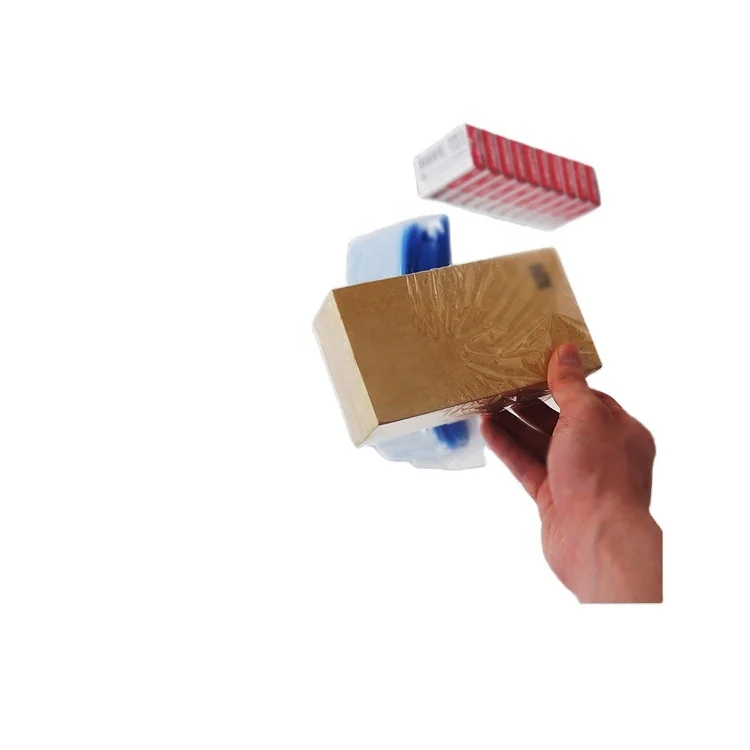 
Blue or clear film PVC heat shrink film bag for paper box or bottle packaging 