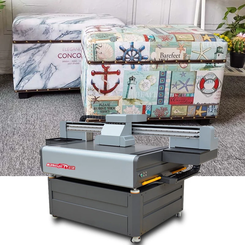 KJ-9060UV led uv flatbed large printer in dubai