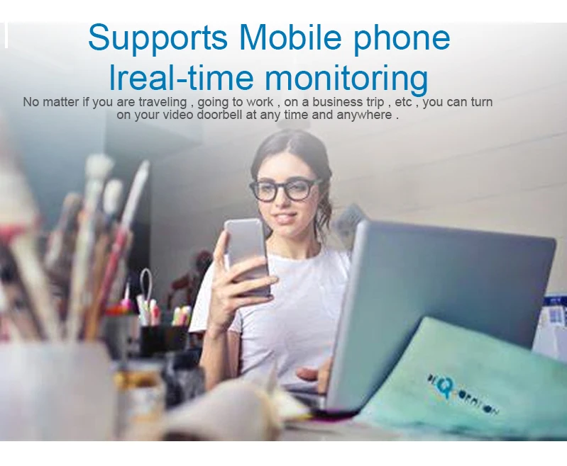 video intercom videophone 2 wire  house villa door bell with night vision camera apartment wired intercom