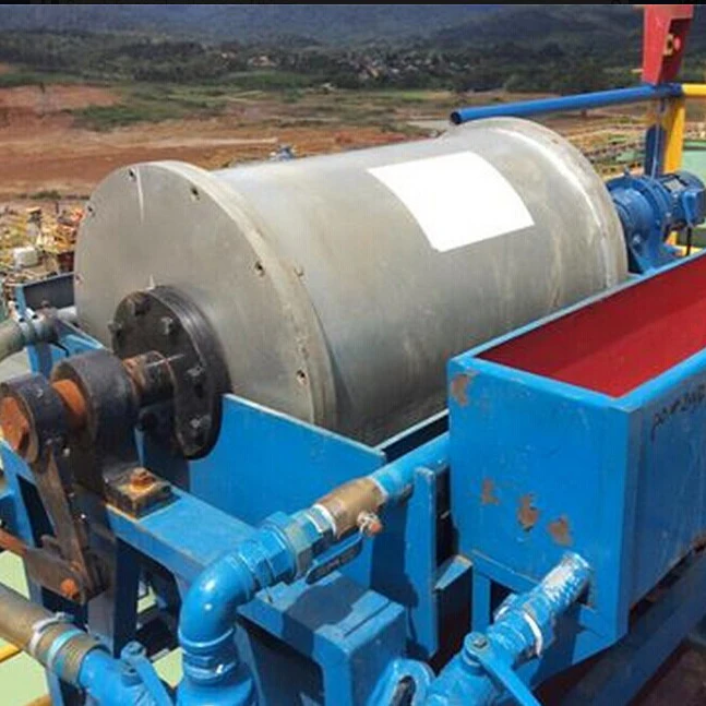 tungsten tin ore processing wet drum permanent magnet separator