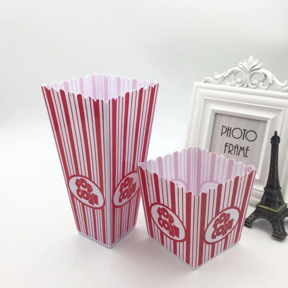 800ml Custom LOGO Printed popcorn bucket cheap popcorn