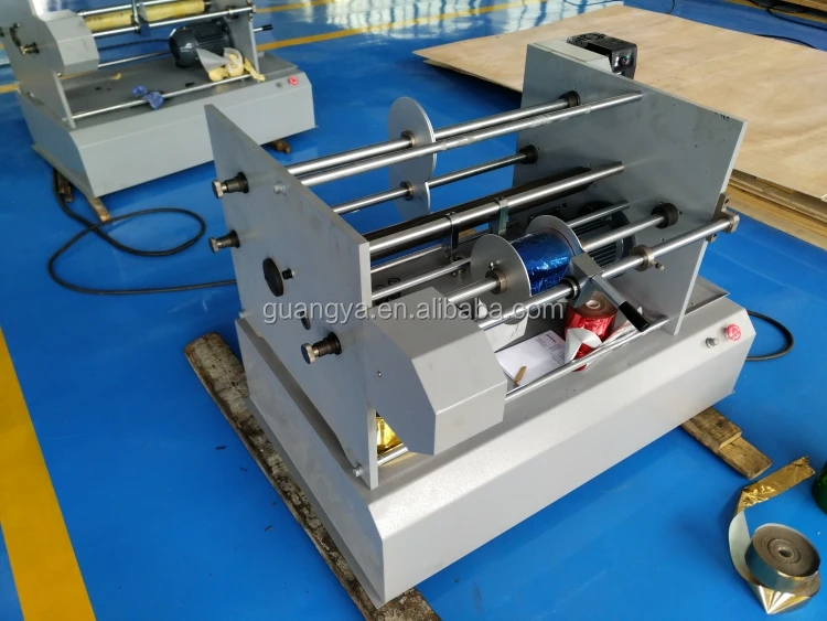 Aluminum Hot Stamping Foil Cutter Foil Slitting Cutting and Rewinding Machine
