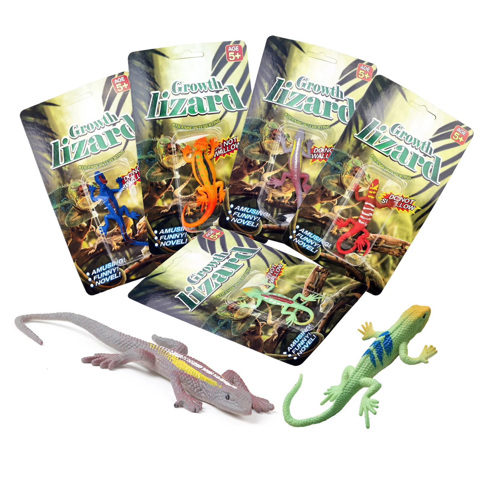 Large Size Plastic Marine Animals Spider Mermaid Lizard Dinosaur-Water-Growing Toys Soaking Water Makes Them Bigger Toy Animal