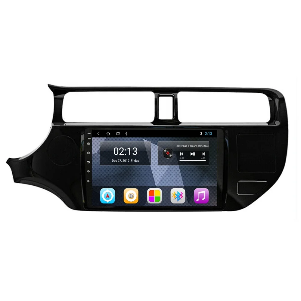 Android 9 inch IPS Multimedia GPS Radio Headunit Car Stereo For Kia Rio(2012-14) Support FM/AM RDS+CarPlay