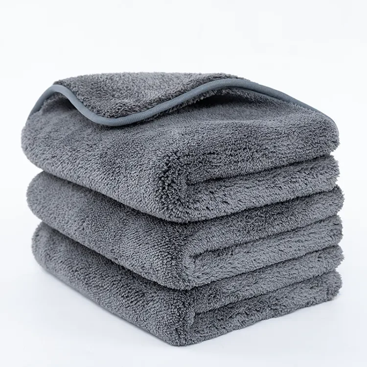 Wholesale car towel microfibre quick dry 800gsm coral velvet cleaning cloth wash towel for car