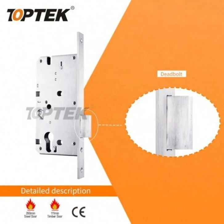 Stainless Steel Strike Door Lock Mortise Lock For Glass Door