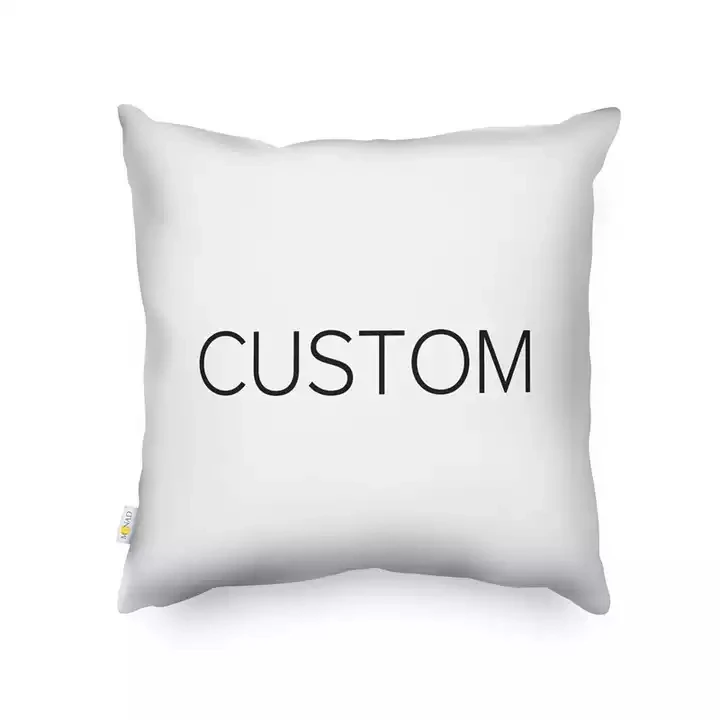 Custom Logo Image Printed Cushion Cover Throw Pillow Home Decorative Square Printing Pillowcase Sofa Cushion Wholesale Price