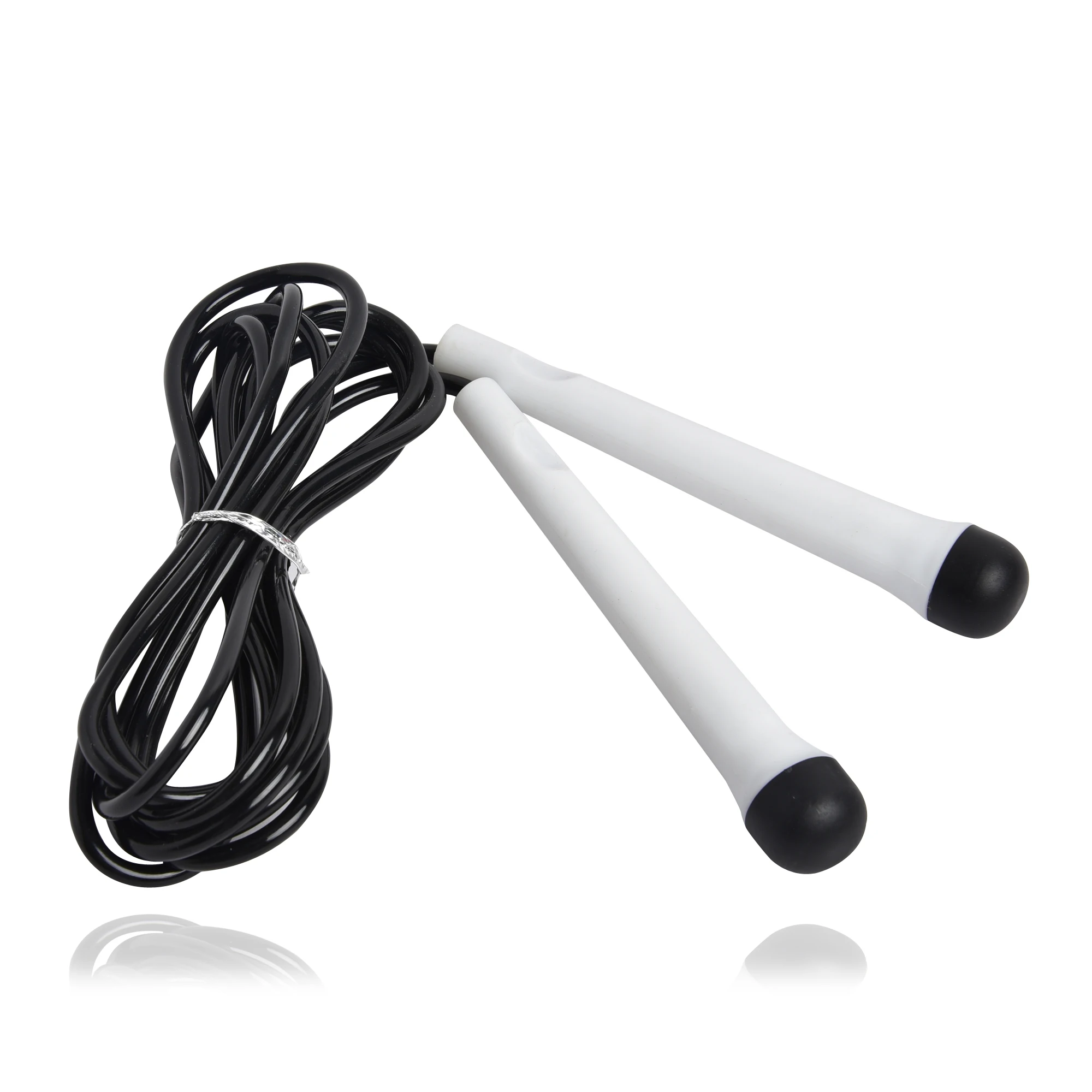 New Design Heavy Steel Cable Wire Bearing Weighted Skipping Rope Strength Training Skip Rope Jump Rope