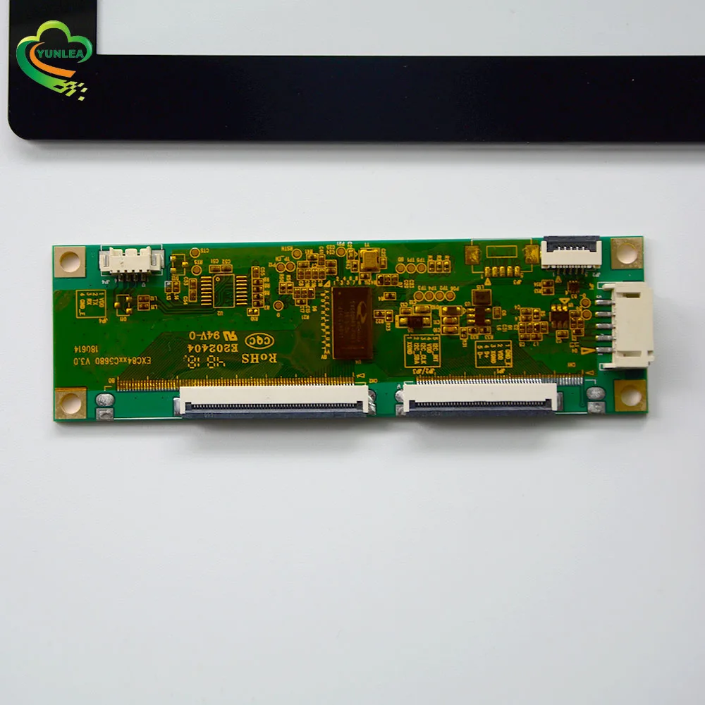 YUNLEA 10.1, 10.4, 12.1, 15, 15.6, 17, 17.3, 18.5, 19, 19.5, 21.5, 23.6, 23.8, 27, 32, 43, 55 inch PCAP touch screen panel kit