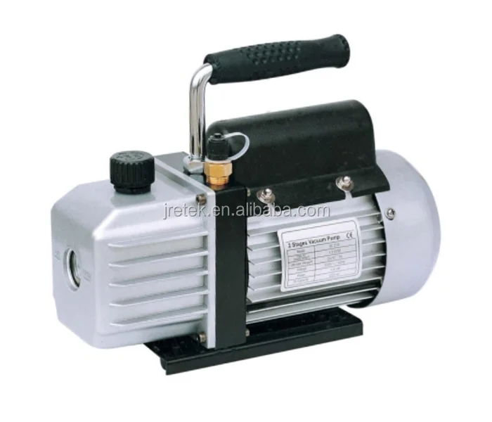 Одноступенчатый 3 5cfm 1/3HP хладагент вращающийся лопастной Вакуумный насос 220 В выход настраиваемый кабель для подачи электроэнергии воздуха