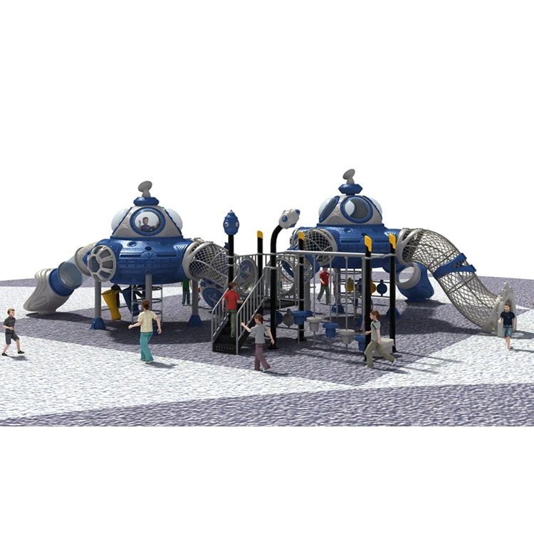 Kids Outdoor Playground New Design amusement park Equipment Plastic Playhouse Children Outdoor Playground Toy For Park