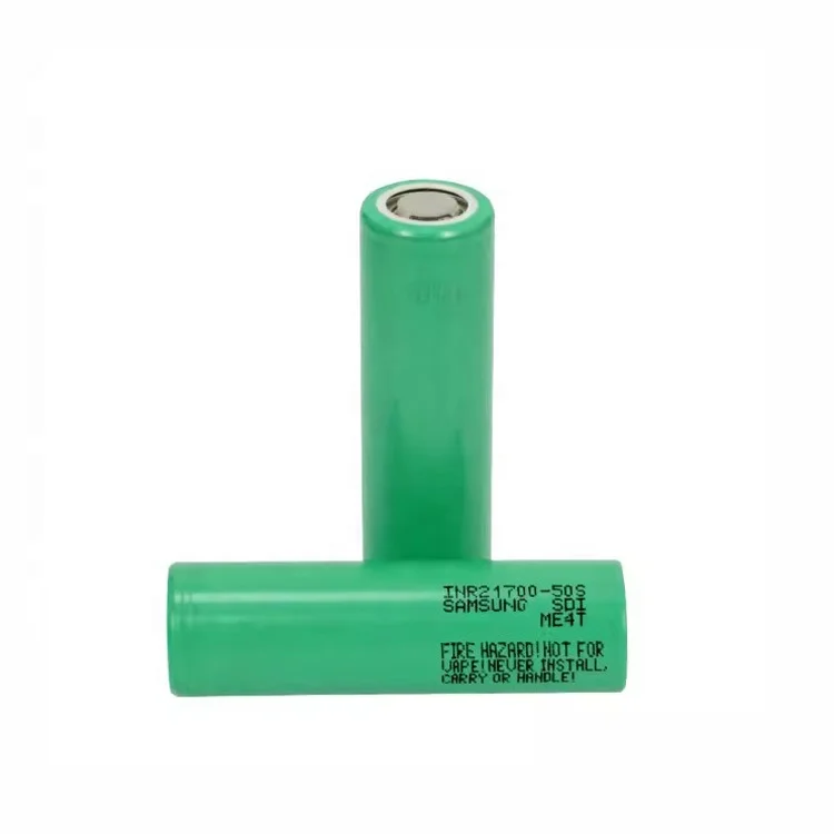 50s 21700 battery 5000mah 15A high capacity 3.7V Li-ion rechargeable batteries for battery pack