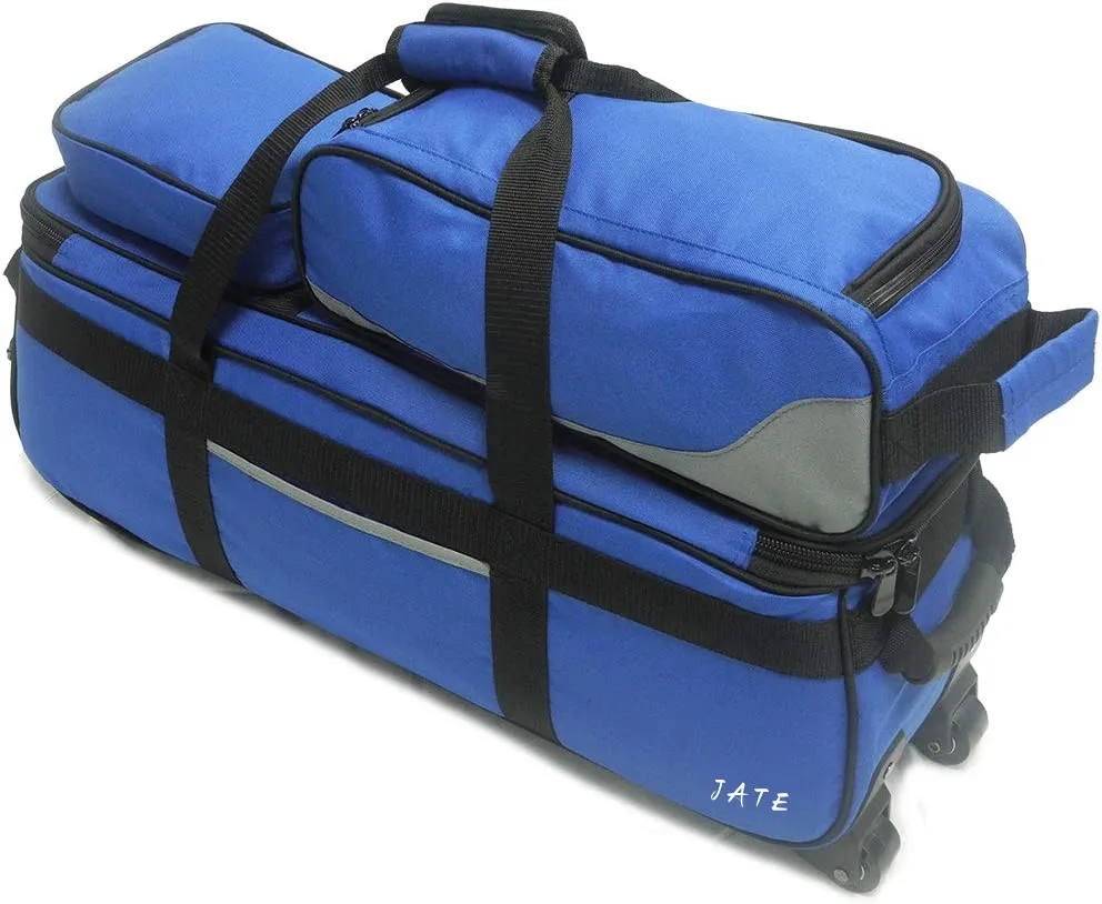 Top Quality Large Capacity Gym Bags With Shoe Bag Customized Bowling Storage Case Professional Bowling Trolley Bag