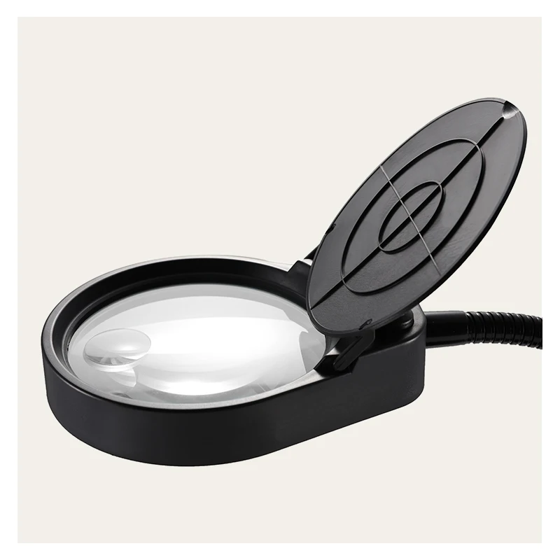 OEM design flexible gooseneck industrial magnifying glass factory price