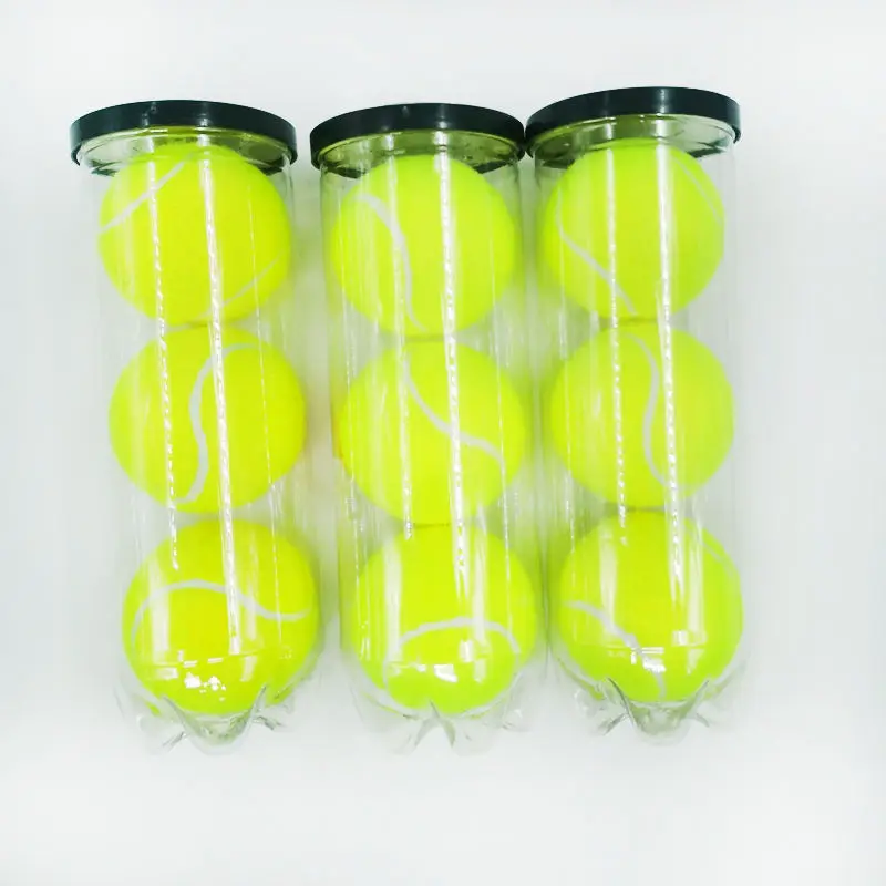 Factory Price High Quality Tube Padel Balls Natural Rubber Tennis Ball Custom Logo Soft Tennis Ball