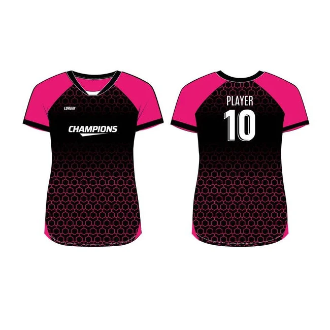 Top quality cool design volleyball uniform jersey volleyball shirt