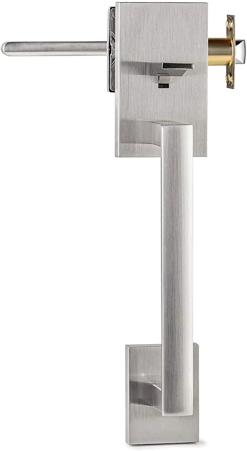 Solid Zinc Alloy Brass Cylinder Mortise Front Main Door Handle Entrance Door Lock