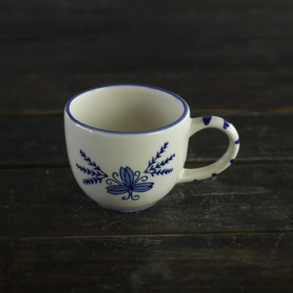 Vintage Delft Look Blue and White Windmill Motif Cup Coffee and  Hot Chocolate mug