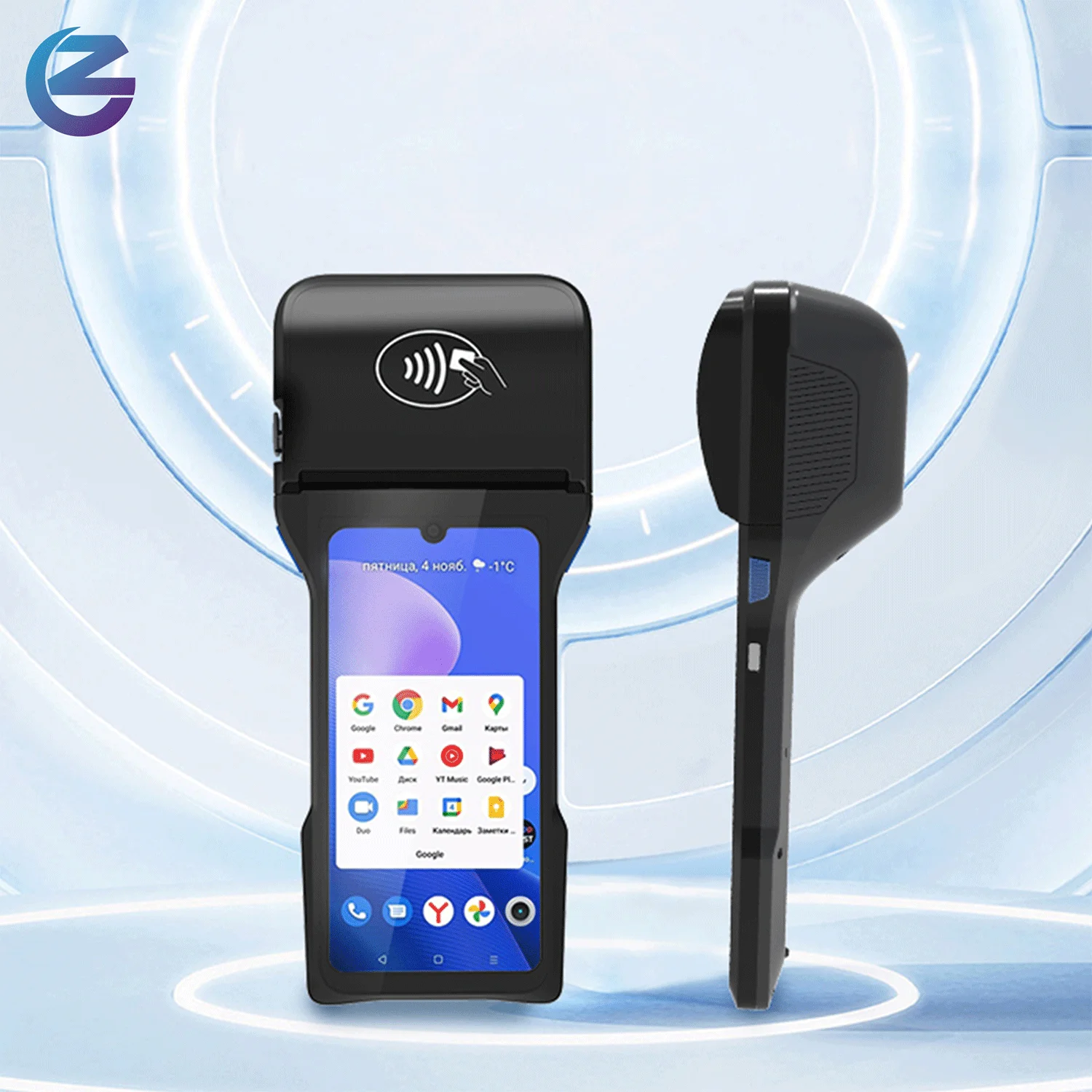 2024 New Product Hot Selling Z93 Mini Pos Systems with 80mm Thermal Printer NFC Card Reader Handheld Mobile