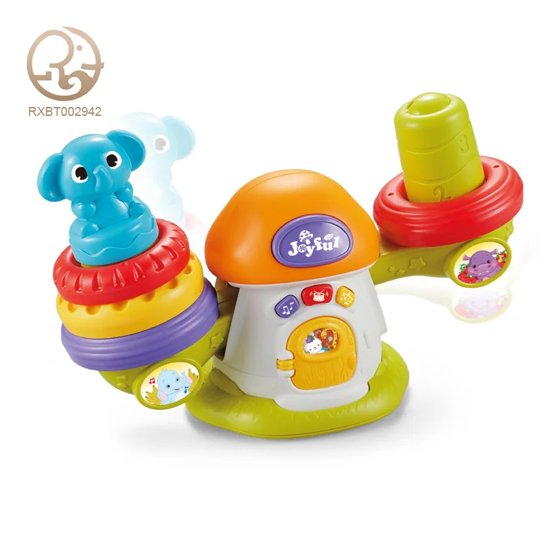 Light-Up Educational Baby memory Toys Music-Playing Game and Balance-Training Stacked Toys for Early Learning