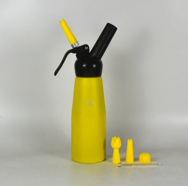 Aluminum Manual Whipped Cream Dispenser 500ML/1L for Delicious Homemade Whipped Creams