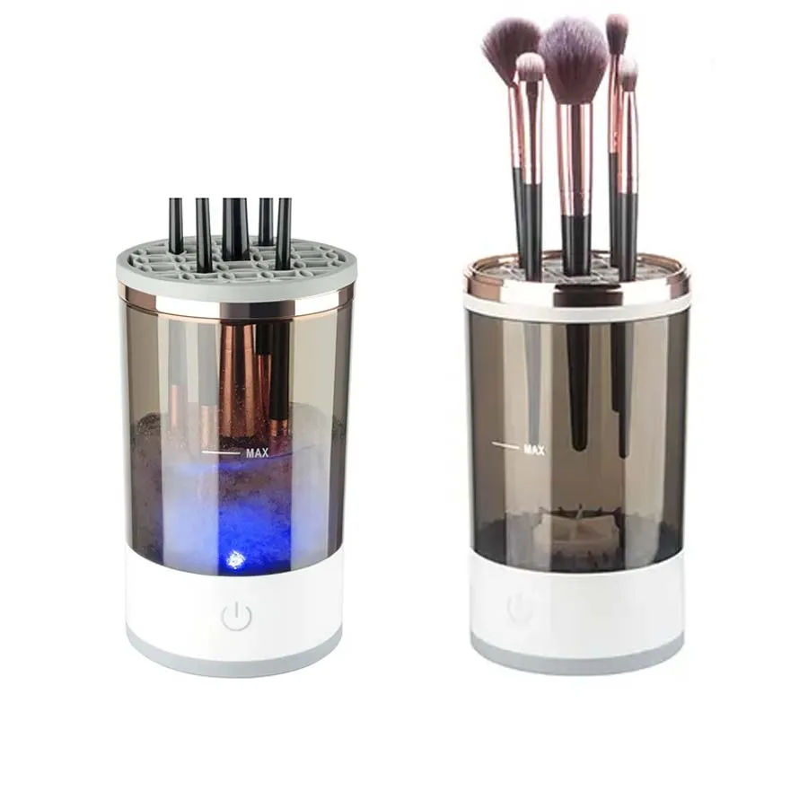 New designs 3 in 1 Automatic USB Automatic portable spinning makeup brush cleaner device makeup brush cleaner and dryer Machine