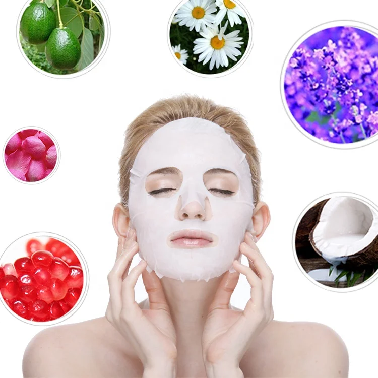 Mascarillas Skin Care Hydrating Moisturize Beauty Brightening Face Wholesale Sheet Cosmetic Whiten Facial Mask